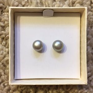 Honora Stainless Steel Pearl Earrings